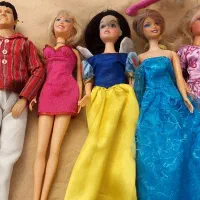 ۸عدد عروسک باربی  سالم و تمیز