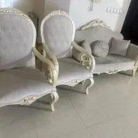 مبل هفت نفره با همراه میز نهار خوری ۶نفره