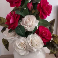 گلدان گل مصنوعی