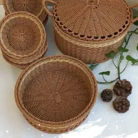 سبد حصیری|صنایع دستی و سایر لوازم تزئینی|تربتحیدریه, باغ ملی|دیوار