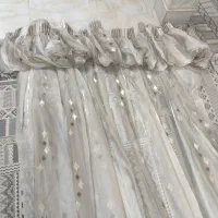 پرده حریر با آستر|پرده، رانر، رومیزی|قم, باجک سه|دیوار