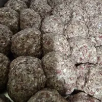 همبرگر و مایه کوبیده خانگی  با گوشت تازه