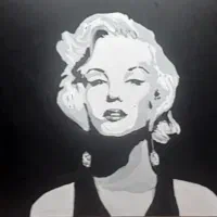 تابلوی مرلین مونرو ۶۰×۴۰