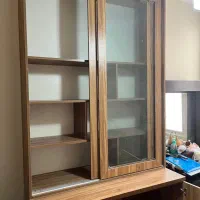 کتابخانه ویترین  کمد ام دی اف ترکیه ای|کتابخانه، شلف، قفسه‌های دیواری|تهران, پونک|دیوار