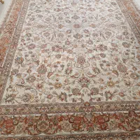 فرش ۴×۳ زمینه کرم درحدنو