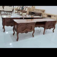 میز تلویزیون چوبی قاجاری