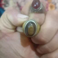 دوتا انگشتر فروشی عقیق یمن و بابا قوری