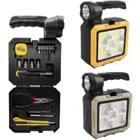 باکس ابزار چراغ قوه دار با چند حالت نوری مختلف