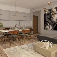 69 متر 2 خواب پارکینگدار قصرالدشت