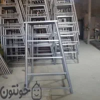 چهارپایه های فلزی سبک به قیمت تولیدی درتمامی سایز|صندلی و نیمکت|قم, انسجام|دیوار