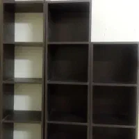 قفسه چوبی روکش ملامینه 12خانه