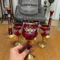 پذیرایی چینی لمونژشکلات میوه آجیل قهوه خوری آنتیک