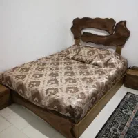 سرویس چوب گردو سیاه صد ساله|تخت و سرویس خواب|تهران, هرندی|دیوار