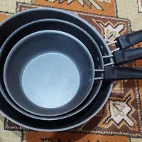 ماهیتابه لبه دار(وک) سه پارچه وارمی ایرانی|ظروف پختوپز|کاشان, شهرک انقلاب|دیوار