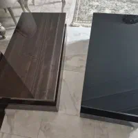 میز جلومبلی ۳ عدد مشکی و قهوه ای  هر کدام ۲ تومن