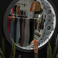 فروش آینه طرح ماه