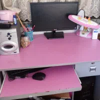 سرویس خواب وکمدوویترین نوجوان دخترانه میزکامپیوتر|تخت و سرویس خواب|اصفهان, طاحونه|دیوار