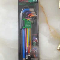 آچار آلن تاپ تول ۹ عددی پایه بلندمدل