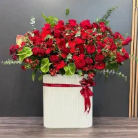 دسته گل و باکس گل طبیعی