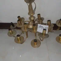 لوستر برنجی 12 شاخه|لوستر و چراغ آویز|تهران, تجریش|دیوار