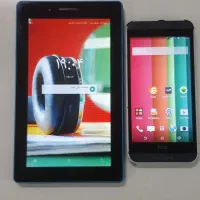 تبلت Lenovo tab3 710i و گوشی htc Desire 620G|موبایل|قم, چهار مردان|دیوار