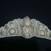 پنل جواهردوزی برای دستمال سرلباس محلی|لباس|صدرا-فارس, فاز ۱|دیوار