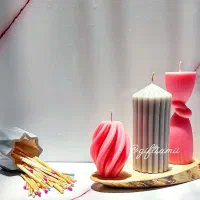 فروش انواع شمع های مناسبتی و مجسمه های بتنی|صنایع دستی و سایر لوازم تزئینی|جیرفت, |دیوار