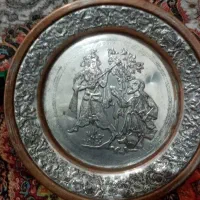 دیوارکوب مسی قلم زنی کاردست قدیمی