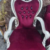 مبل ۷ نفره در حد اکبند زرشکی