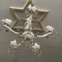 یک‌جفت لوستر ۵ شاخه|لوستر و چراغ آویز|اراک, |دیوار