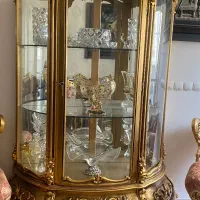 ویترین منبت کاری ورق طلا