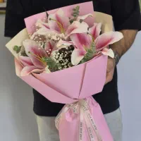 دسته گل تولد نازی کد ۱۷۵۴ گلاریس|گل مصنوعی|تهران, باغ فیض|دیوار