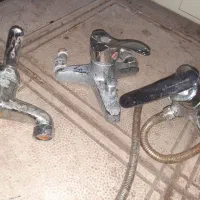 شیر برنجی سنگین حمام و دستشویی