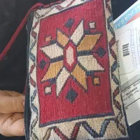 کیف دست بافت ورنی