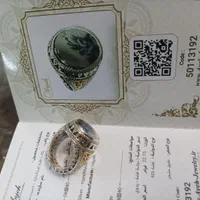 انگشتر نقره دستساز با نگین شجر اصیل|جواهرات|تهران, امین حضور|دیوار