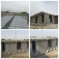 اجرای سقف و ستون های سنتی و بتنی