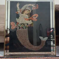 قاب عکس کار شده با منجوق