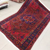 فرش دستباف (بساک)۳متری خمسه پرز ۲ سانت