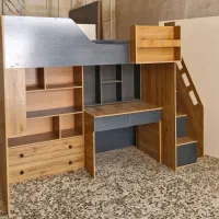 تخت دوطبقه مجموعه یکنفره