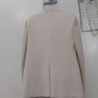 یک دست کت و شلوار مردانه سایز 44 کرم رنگ