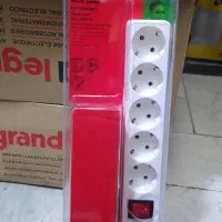 رابط ۵ خانه کلیددار با کابل۳متری برند لگراند اروپا