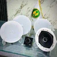 بلندگو اسپیکر سقفی دکوراتیو بلوتوثی آمپیلی کافه|سیستم صوتی خانگی|قم, آذر (نکویی)|دیوار