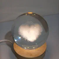 گوی کریستالی قطر ۶|چراغ خواب و آباژور|زنجان, |دیوار