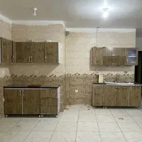 کابینت فلزی درب چوبی