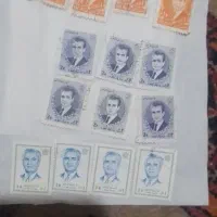 تعدادی ۵۰۰ عدد تمبر شاهی قدیمی فروشی