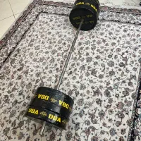 هالتر بتنی میله ۱۵۰ سانتی وزنه ها جمعاً ۶۰ کیلو