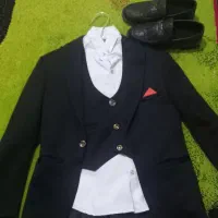 کت وشلوار پسرانه همراه با جلیقه و پیراهن و کفش