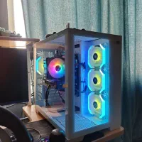 قاب کیس آکواریومی awest + یک کیبورد cougar هدیه