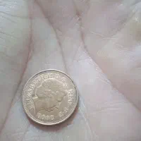 سکه 1پنی انگلیسی سال 2000