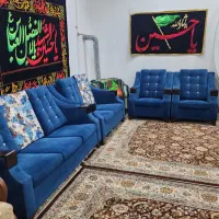 مبلمان 7 نفره درحد نو تمیز بدون هیچگونه خرابی|مبلمان خانگی و میز عسلی|امیدیه, |دیوار